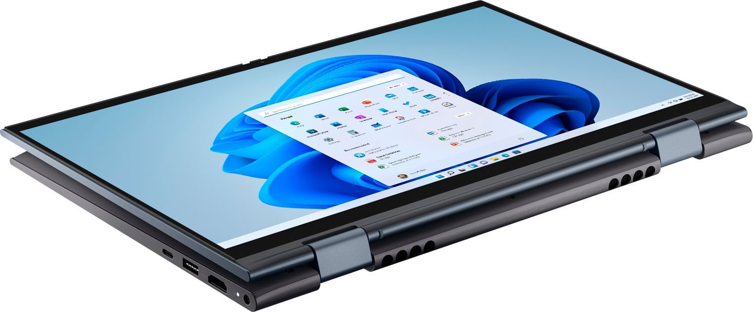 Dell Inspiron 14 7415 2-in-1 Laptop 14 FHD IPS Touch Screen Display AMD Ryzen 7-5700U 8GB RAM 256GB SSD AMD® Radeon™ Graphics Keyboard Eng Arabic