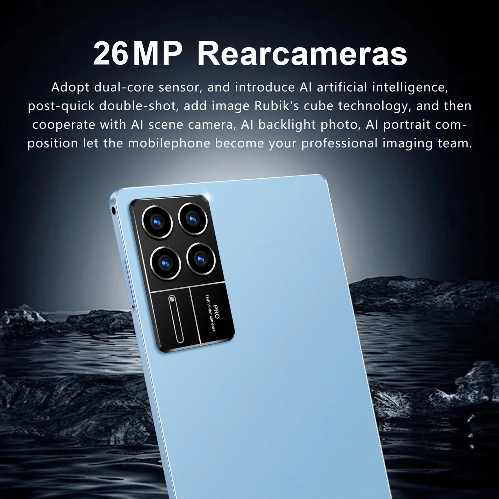 10inch Tablets High-Clear 1960*1200 Dual Camera 8-Core Processor Android 14 Tablets for Home Office Meetings 8GB+256GB