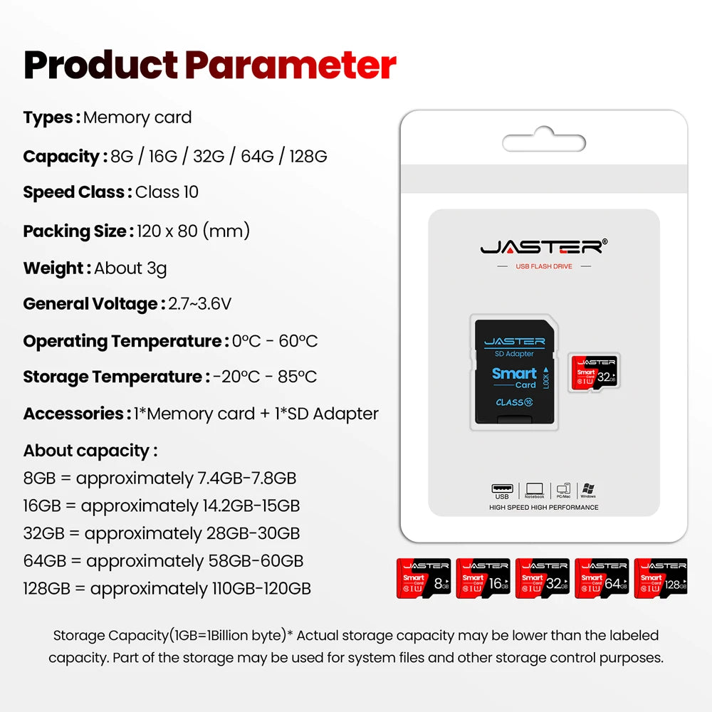 100% Original Memory Card 16GB Class10 A1 TF Card 32GB 64GB 128GB Memory Card for Samrtphone and Table PC Function Car and TV