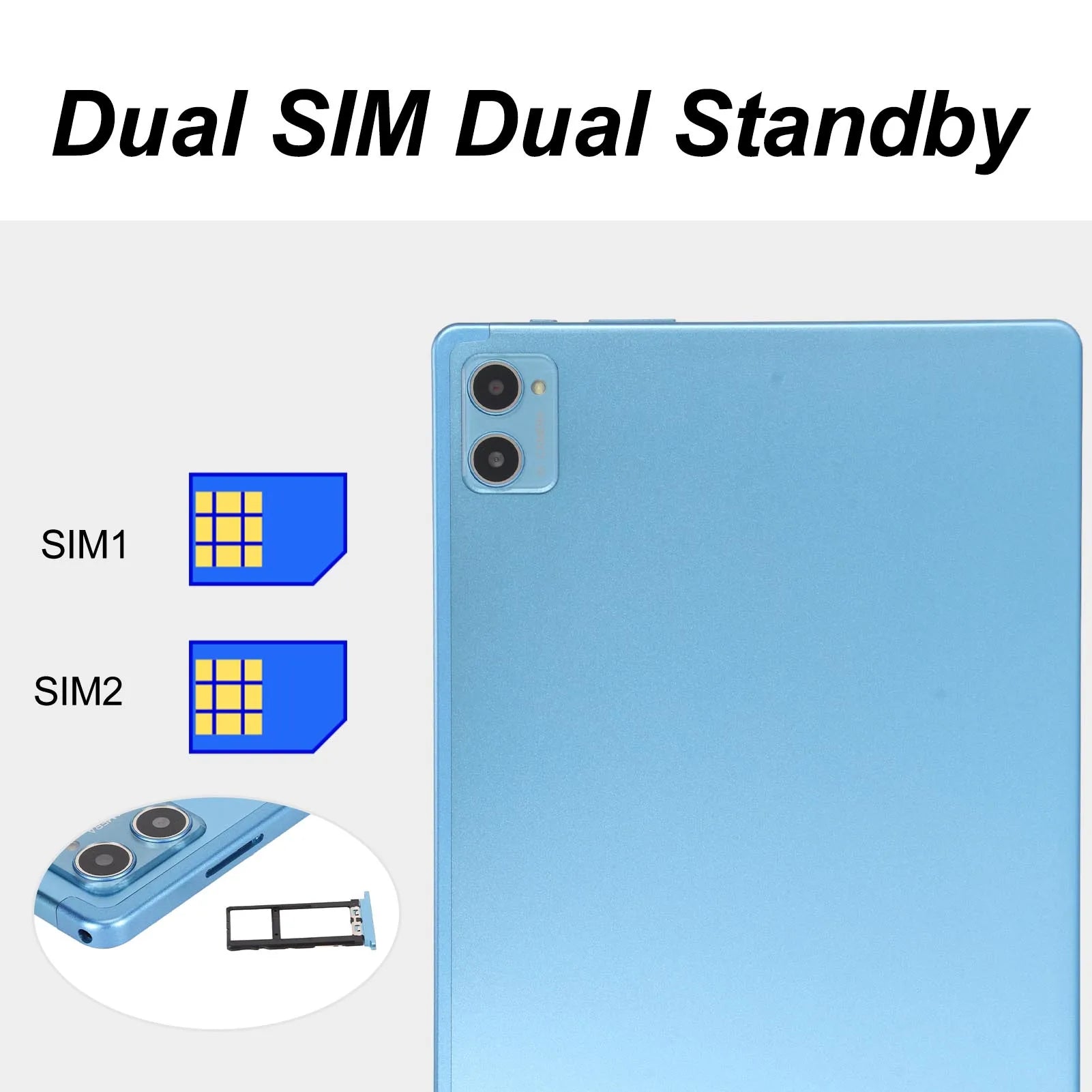 10.1 Inch Tablet 12GB  256GB ROM 10  8800mAh 8MP 20MP Camera 5G WiFi  Tablet for Family Gaming Tablet  Tablet