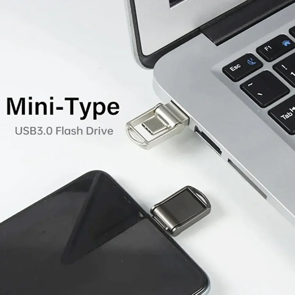 Original High Speed Type C USB Flash Drive 128GB Pendrive 64GB Mini U Disk Metal Memory Stick USB 3.0 Pen Drive