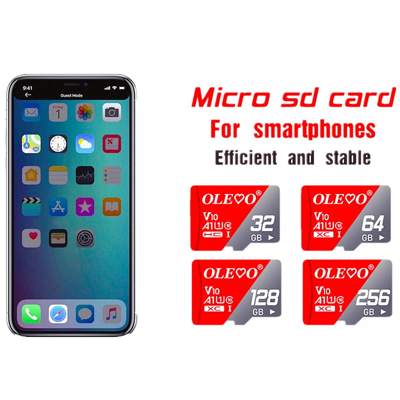 100% original Memory Card 512GB 256GB 128GB 64GB 32GB 16GB TF Flash Card High Speed Class 10 UHS-I Micro flash SD Card