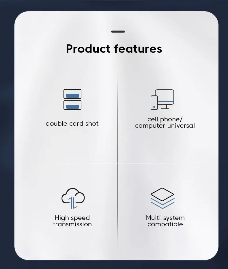 6 in 1 Otg Type C Card Reader USB 3.0 Micro Sd Mini Adapter TF USB Flash Drive Converter Mobile Phone Accessories