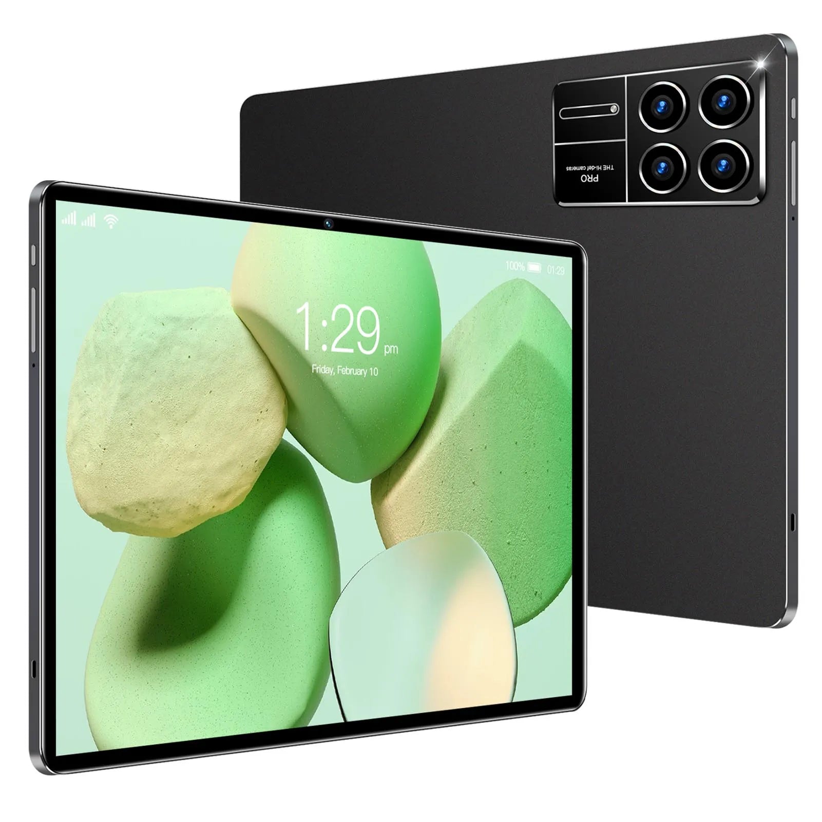 10inch Tablets High-Clear 1960*1200 Dual Camera 8-Core Processor Android 14 Tablets for Home Office Meetings 8GB+256GB