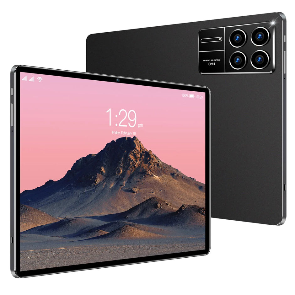 10inch Tablets High-Clear 1960*1200 Dual Camera 8-Core Processor Android 14 Tablets for Home Office Meetings 8GB+256GB