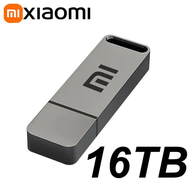 Xiaomi Original Pen Drive 16TB USB 3.2 Flash Drive High-Speed Pen Drive Type-C Metal USB Memory For Computer Storage Devices