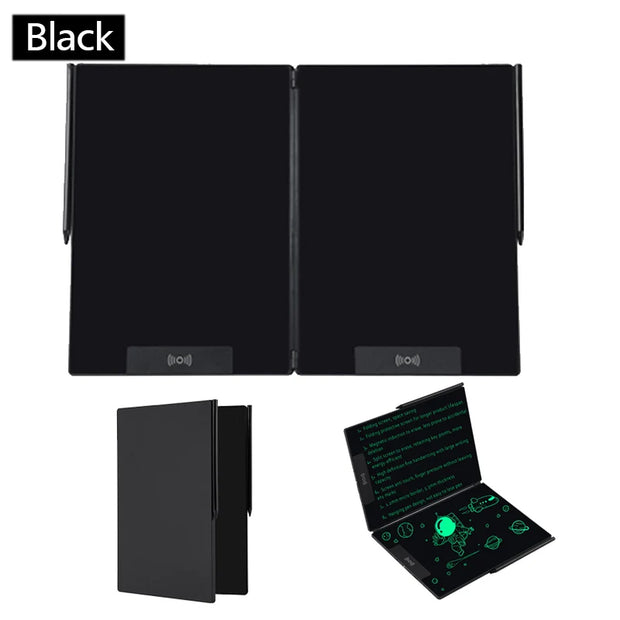 14.3-inch Folding Screen  LCD Superfine Handwriting Writing Board Meeting Magnetic to Eras Drawings Tablet Split screen