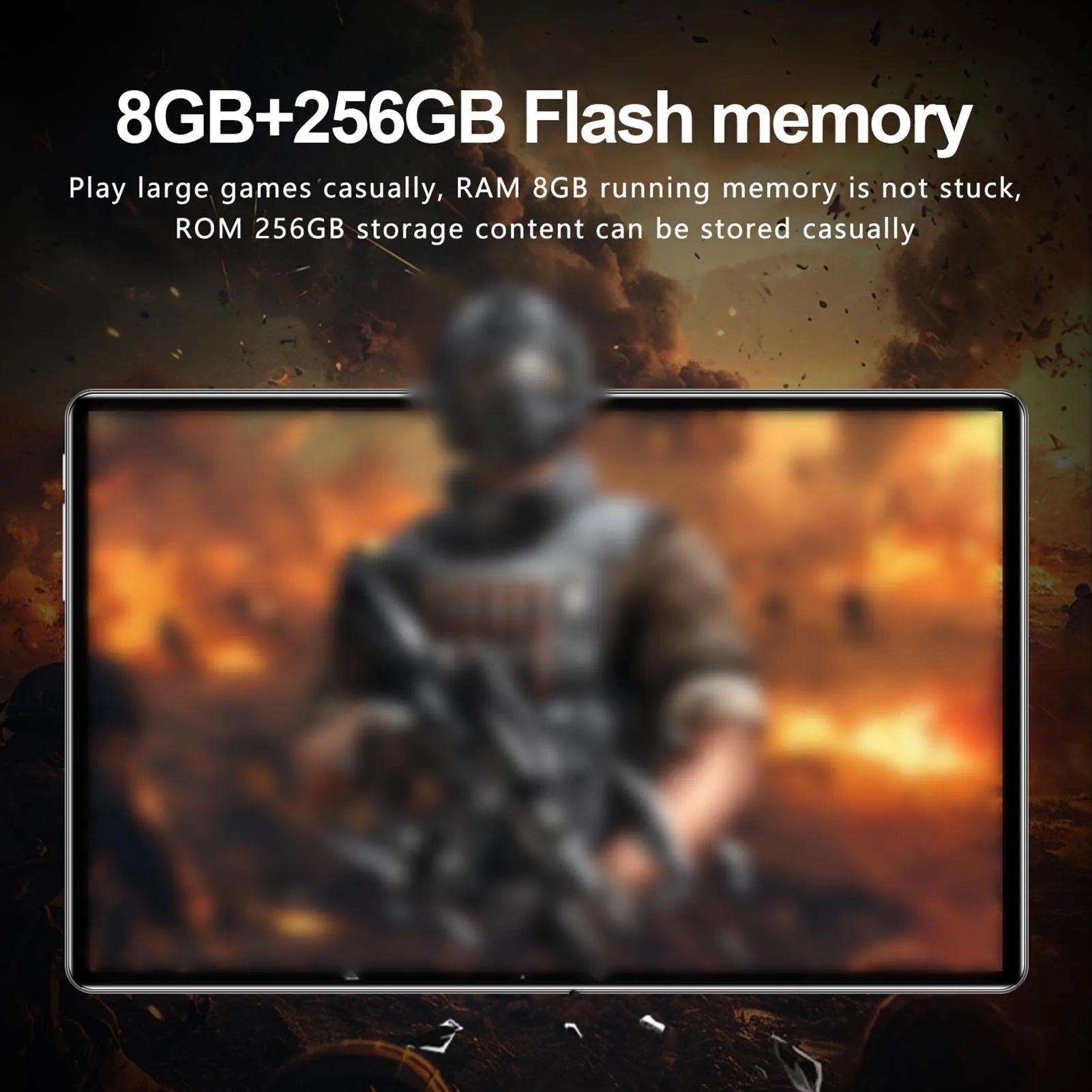 10inch Tablets High-Clear 1960*1200 Dual Camera 8-Core Processor Android 14 Tablets for Home Office Meetings 8GB+256GB