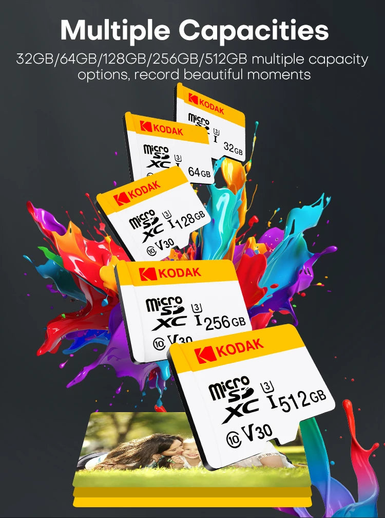 Kodak Original Driving recorder special memory card 64GB car TF small card high speed 32GB format car memory card 128GB