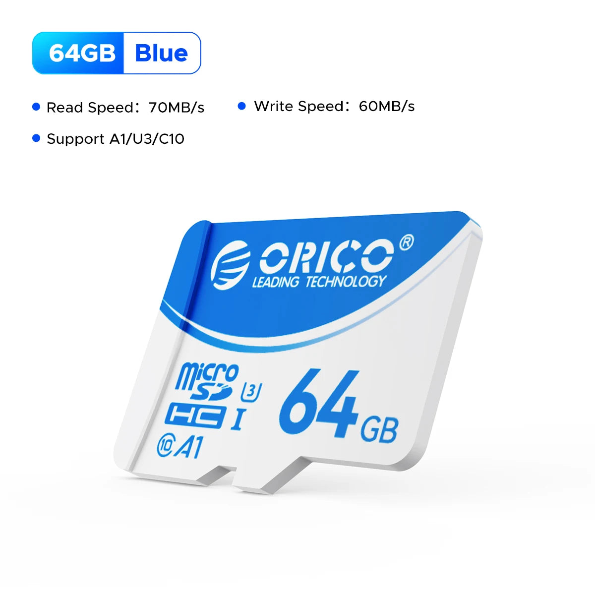 ORICO Original Memory Cards 16GB 32GB 64GB 128GB TF Memory Card A1 U3 Class10 V10 For Camera/Drone/Dash Cam High Speed SD Card