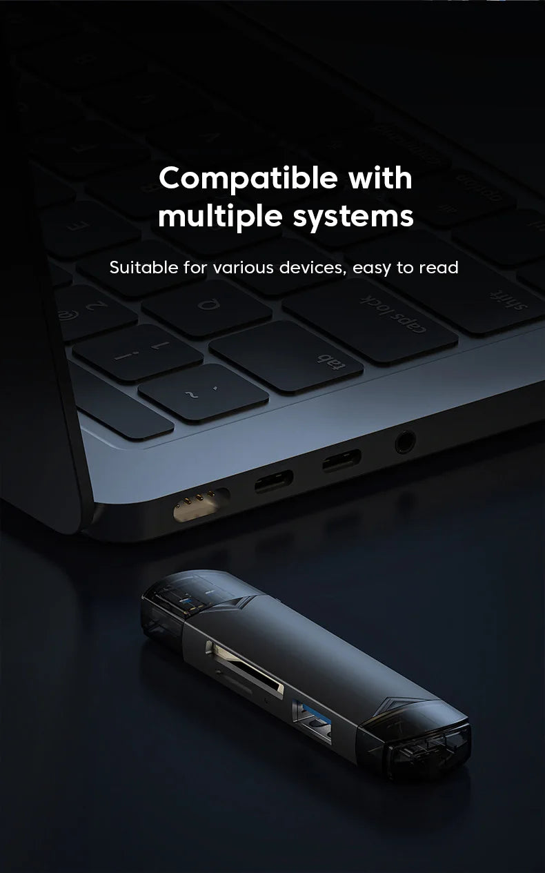 6 in 1 Otg Type C Card Reader USB 3.0 Micro Sd Mini Adapter TF USB Flash Drive Converter Mobile Phone Accessories