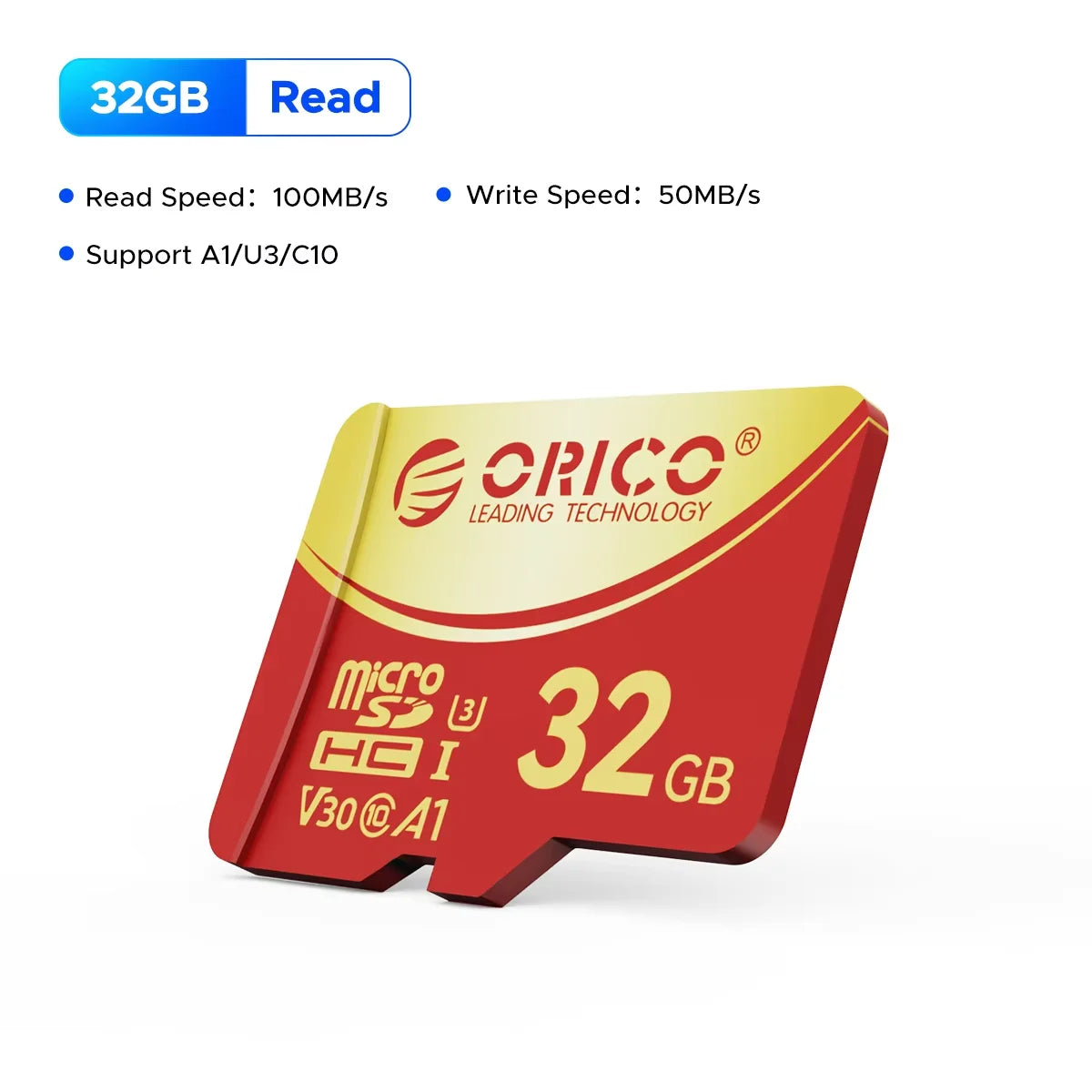 ORICO Original Memory Cards 16GB 32GB 64GB 128GB TF Memory Card A1 U3 Class10 V10 For Camera/Drone/Dash Cam High Speed SD Card