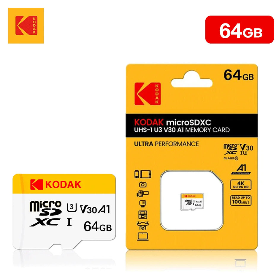 Kodak Original Driving recorder special memory card 64GB car TF small card high speed 32GB format car memory card 128GB