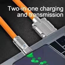 120W Super Fast Charge Type-C Liquid Silicone Cable Quick Charge USB C Lines For - view 3