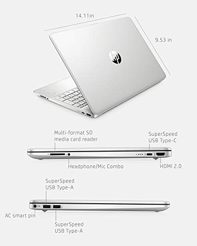 2021 HP 14 Laptop AMD Ryzen 5 5500U 8 GB RAM 256GB SSD 14 inch FHD Display Windo - view 8