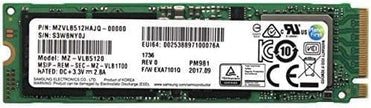 512GB M.2 2280 PCI-Express 3.0 x4 NVMe SSD Solid State Drive MZVLB512-00000(Orig product image