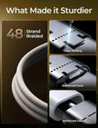 Original USB-C to USB-C Type Cable for iPhone 15 Pro Max - view 5