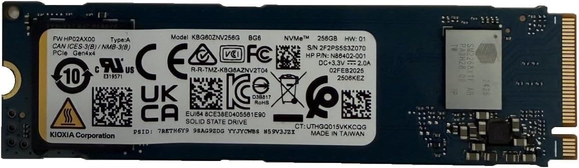 XG8 4TB SSD M.2 2280 PCIe 4.0 x4 NVMe Internal SSD KXG80ZN84T09 product image
