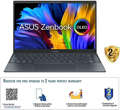 ASUS ZenBook 13 OLED UX325EA-OLED001T (Pine Grey)- 11th Gen Intel Core i7 Proces - view 4