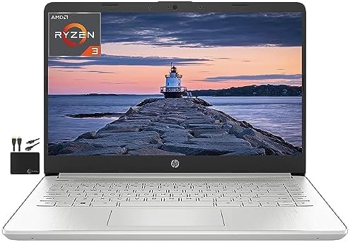 2021 HP 14 Laptop AMD Ryzen 5 5500U 8 GB RAM 256GB SSD 14 inch FHD Display Windo - view 2