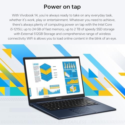 ASUS  (Upgraded) Vivobook 14 X1404ZA Slim Laptop With 14-Inch FHD Display 12th G - view 4