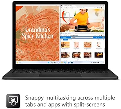 Microsoft Surface Laptop 5 Super-Thin 13.5 Inch Touchscreen Laptop - Black - Int - view 6