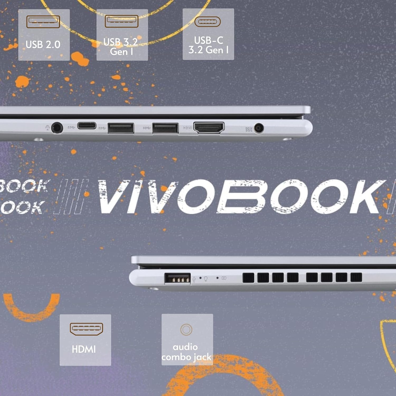 ASUS Vivobook 16 Laptop 2023 Newest 16 inch Display AMD Ryzen 7 5800HS Processor - view 5