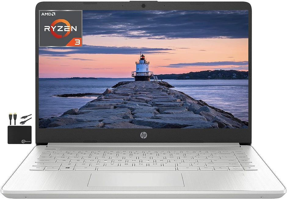 2021 HP 14 Laptop AMD Ryzen 5 5500U 8 GB RAM 256GB SSD 14 inch FHD Display Windo product image