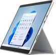 Microsoft Surface Pro 8 silver with keyboard – front view