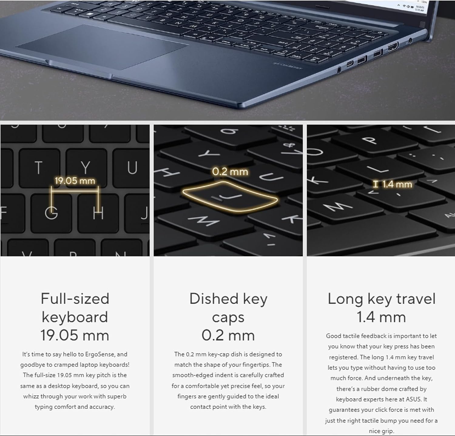 ASUS Vivobook 16 Laptop 2023 Newest 16 inch Display AMD Ryzen 7 5800HS Processor - view 7