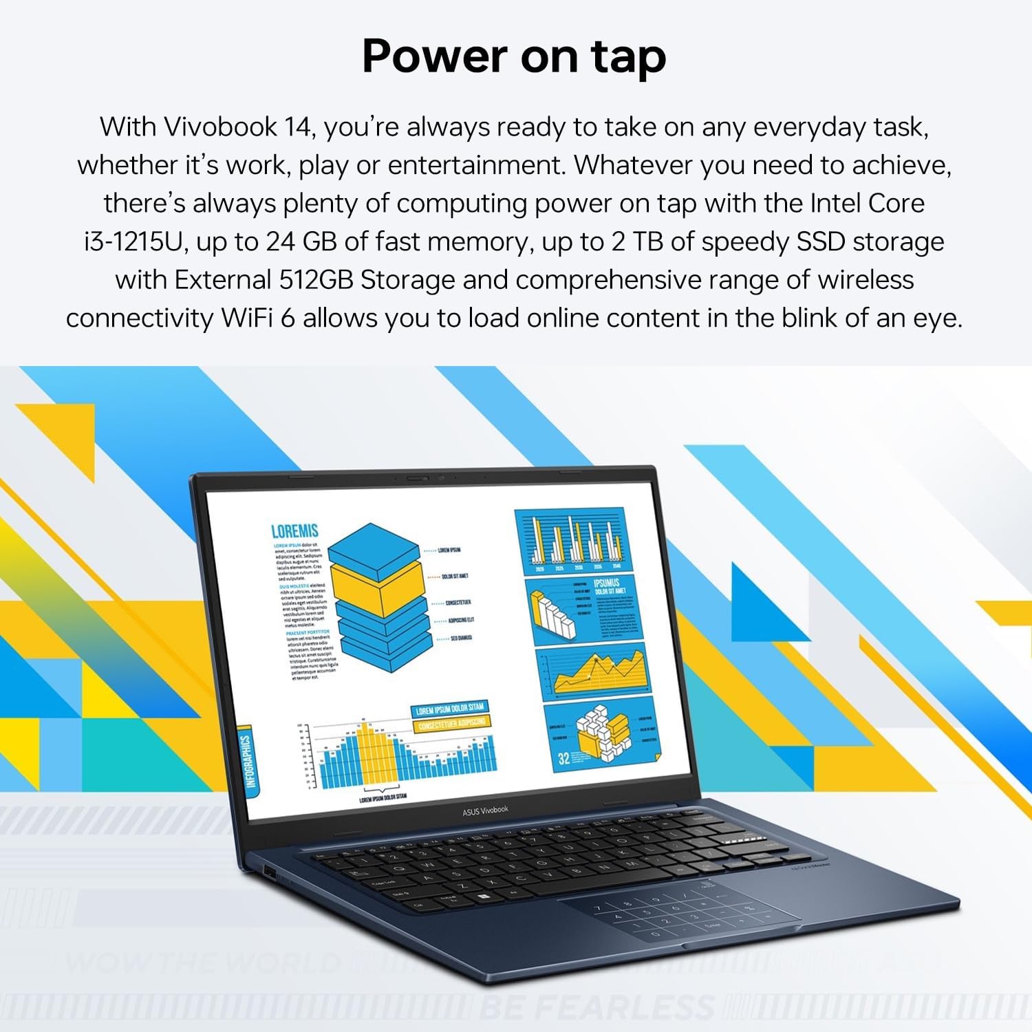 ASUS  (Upgraded) Vivobook 14 X1404ZA Slim Laptop With 14-Inch FHD Display 12th G - view 3