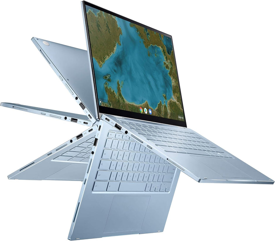 ASUS Chromebook Flip C433 2 in 1 Laptop 14" Touchscreen FHD Nano Edge Display In product image