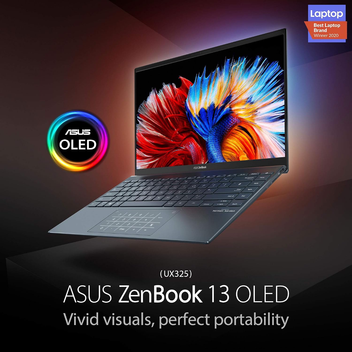 ASUS ZenBook 13 OLED UX325EA-OLED001T (Pine Grey)- 11th Gen Intel Core i7 Proces - view 7