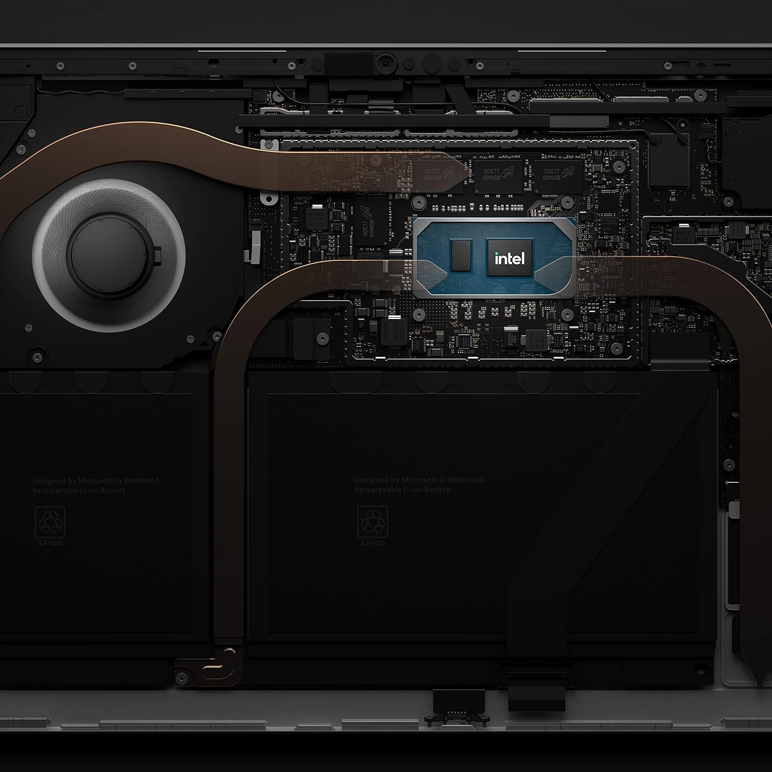 Microsoft Surface Pro 8 silver rear and accessory view