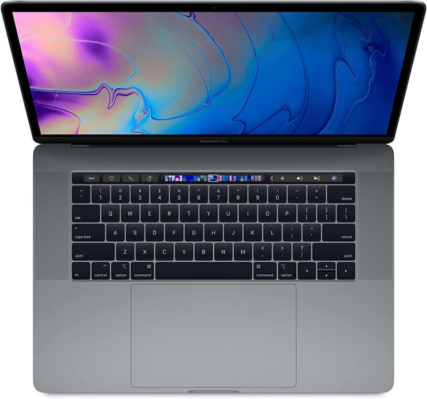 Apple MacBook Pro A1990 (2018) Laptop Intel Core i7 Processor 15.4 Inch Retina Display Touch Bar 16GB RAM Keyboard Eng / Arabic Silver