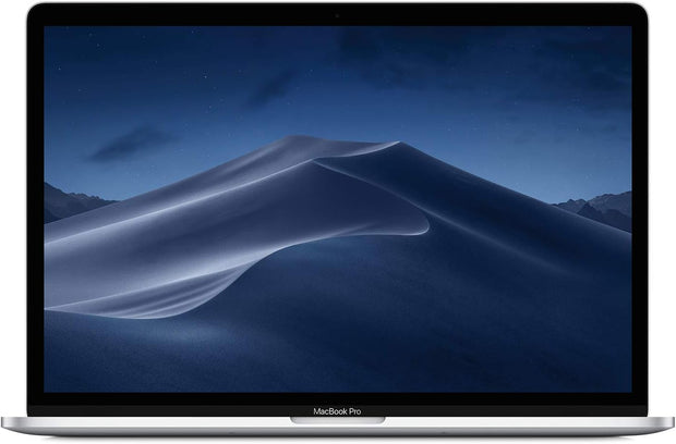 MacBook Pro 15.4 إنش فضي: شاشة Retina مع غطاء علوي أسود