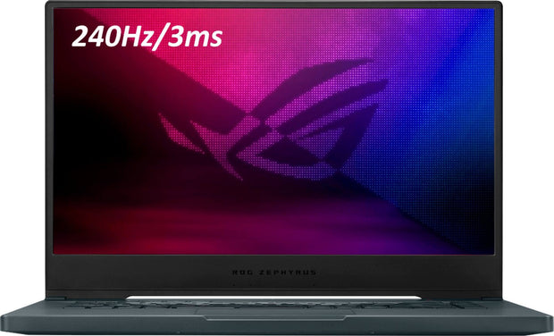 ASUS ROG Zephyrus M15 gaming laptop Core i7-10750H Ram 16GB 8GB Graphics RTX 2070 Max-Q 15.6" FHD 240Hz Display Keyboard Eng Arabic