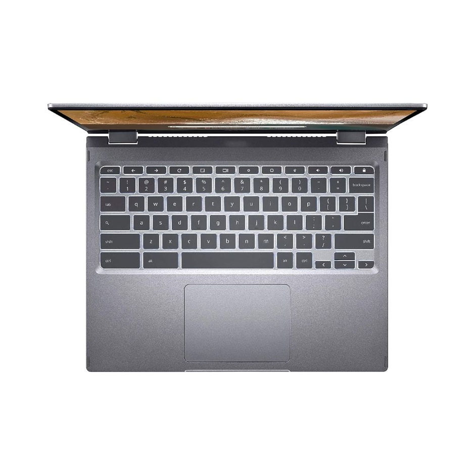 2023 acer Chromebook Spin 713 13.5" Touchscreen FHD+ 2-in-1 Laptop VertiView 3:2 Touch - Intel Core i3-10210U 4GB Memory 64GB EMMC + 64GB Memory card  Keyboard Eng Arabic Steel Gray