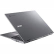 Steel gray Acer Chromebook Spin 713 2-in-1 with keyboard and side ports