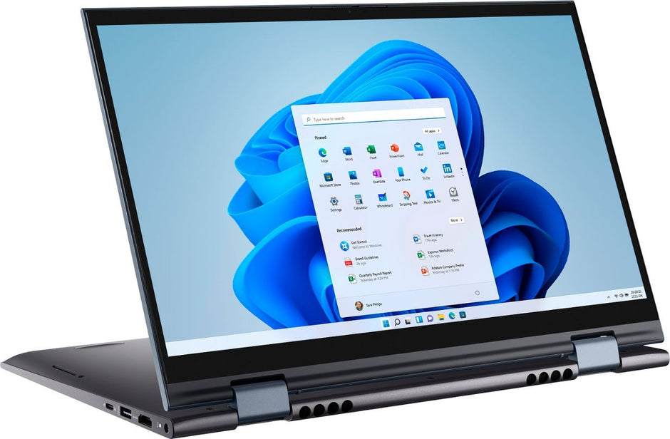 Dell Inspiron 14 7415 2-in-1 Laptop 14 FHD IPS Touch Screen Display AMD Ryzen 7-5700U 8GB RAM 256GB SSD AMD® Radeon™ Graphics Keyboard Eng Arabic