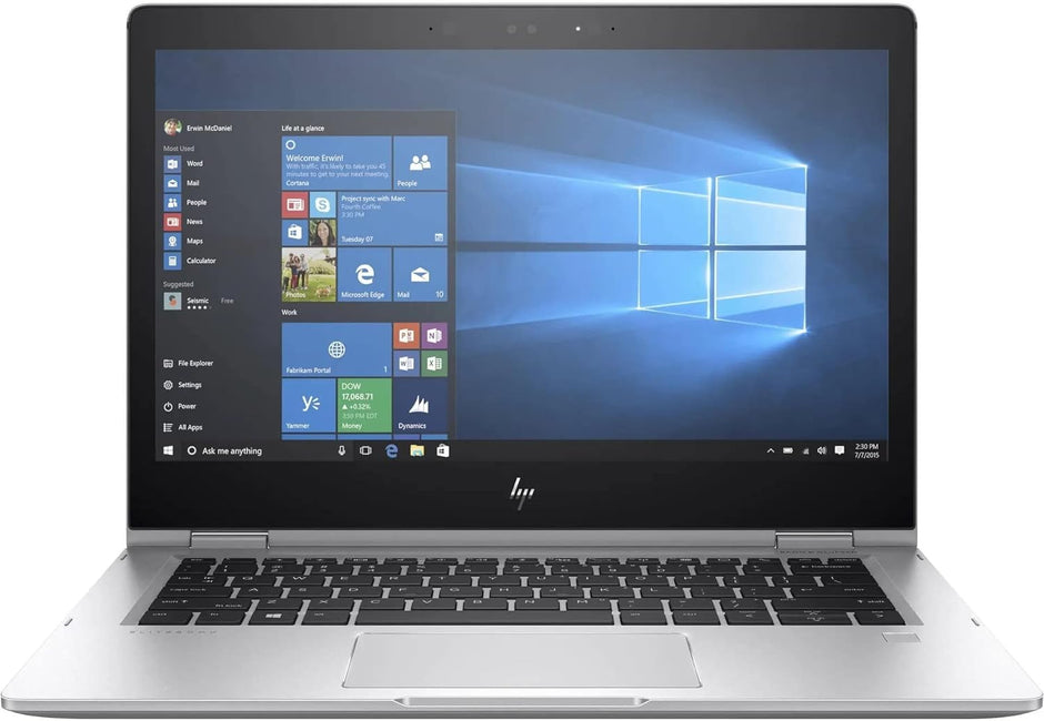 HP EliteBook 1030 G3 Business Laptop Intel Core i5-8th Generation Ram 8GB 13.3 inch Display Keyboard English Arabic