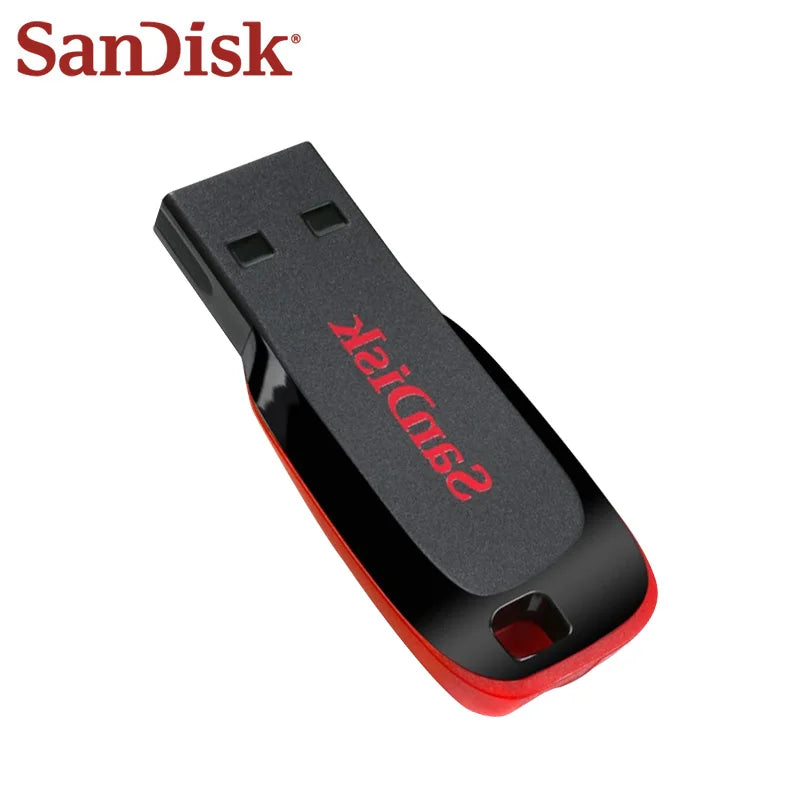 100% Original SanDisk CZ50 USB Flash Drive 16GB 32GB 64GB USB 2.0 Pendrive Memory Stick Mini U Disk Pen Drive for Desktop Laptop