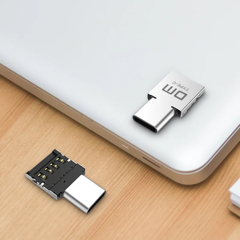 DM AD011 MINI TYPE-C Adaptor OTG function Turn normal USB into TYPE C USB flash drive