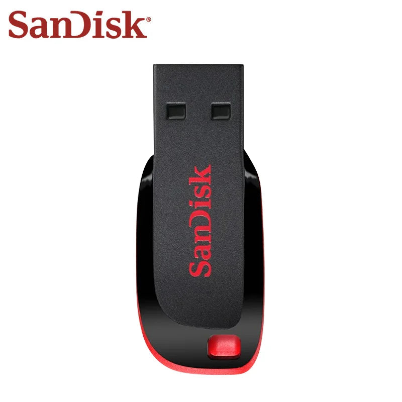 100% Original SanDisk CZ50 USB Flash Drive 16GB 32GB 64GB USB 2.0 Pendrive Memory Stick Mini U Disk Pen Drive for Desktop Laptop