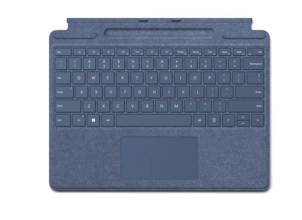 Original Microsoft Surface Pro Signature Keyboard with Pen Storage for Surface Pro 8, 9,10,11 X (QWERTY Nordic) Keyboard English/Arabic