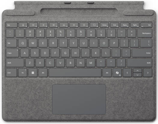 Original Microsoft Surface Pro Signature Keyboard with Pen Storage for Surface Pro 8, 9,10,11 X (QWERTY Nordic) Keyboard English/Arabic