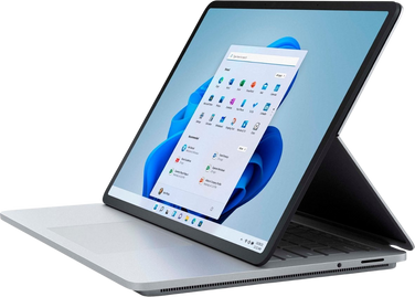 Microsoft Surface Laptop Studio 14.4” Touch  i7-11TH GEN 1TB SSD 4GB Graphics RTX 3050Ti Keyboard Eng Arabic platinum Silver
