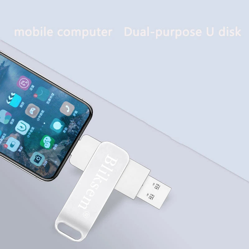 Pen Drive 64GB  OTG 128GB Type C USB 2.0 Flash Drive External Memory Stick for SmartPhone MacBook Tablet