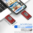 USB Flash Drive 2T 1T High Speed 512G 256G Sticks External Storage Pen Drive For Phone iPhone Android PC Copy Photo Videos Files