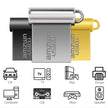 USB Flash Drive 3.1 Flash Pendrive 128GB 64GB 32GB 16GB Cle USB3.1 Metal Stick Pen Drive High Speed Super Mini Portable U Disk